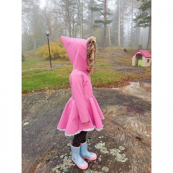 Snitmønster til børn "Fairytale Hoodie" str 80 - 164