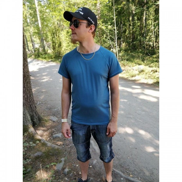 Snitmønster til mænd "Basic raglan Shirt" str S - XXXXL