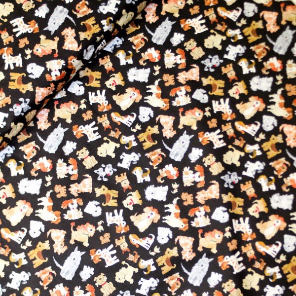 Fat Quarter Minis “Dogs“ fra TimelessTreasures