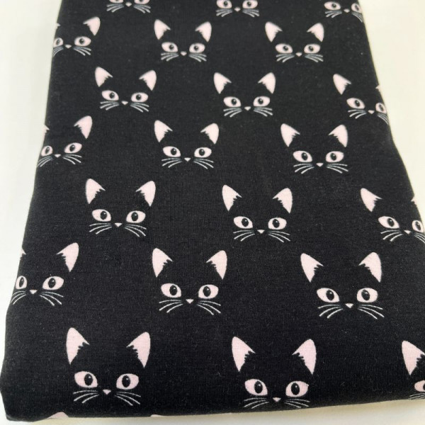 1m Bomuldsjersey "Kitty"