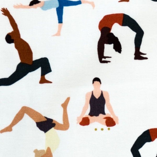 Bomuld "Nicoles Prints II - Namaste" fra Alexander Henry