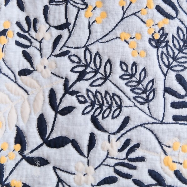 BIO-Jacquard "Blomst eng"