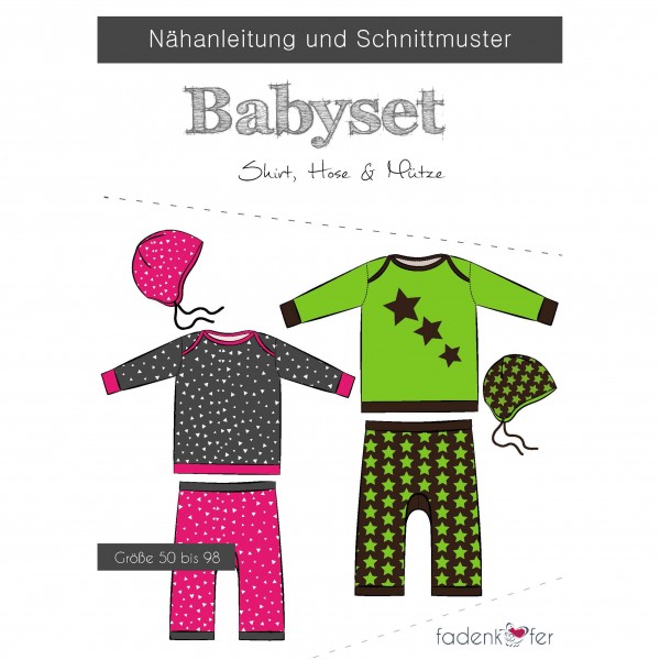 Snitmønster “Babyset“ str 50 - 98