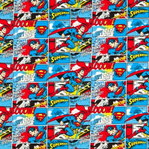 Bomuld "Superman Stripe"