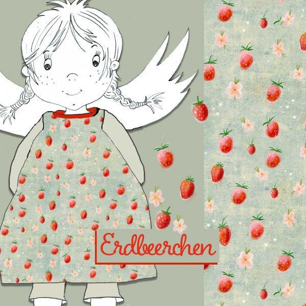 BIO-Jersey "Erdbeerchen" by Tante Gisi