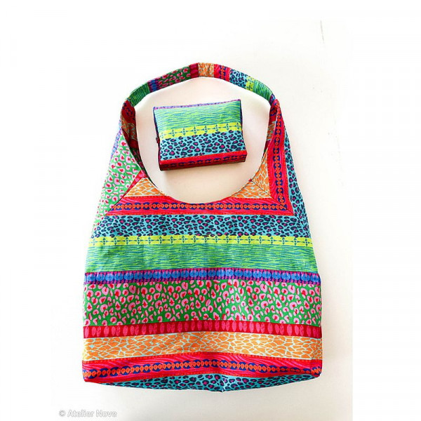 Blanding af viscose og hør "Wild stripes" wild