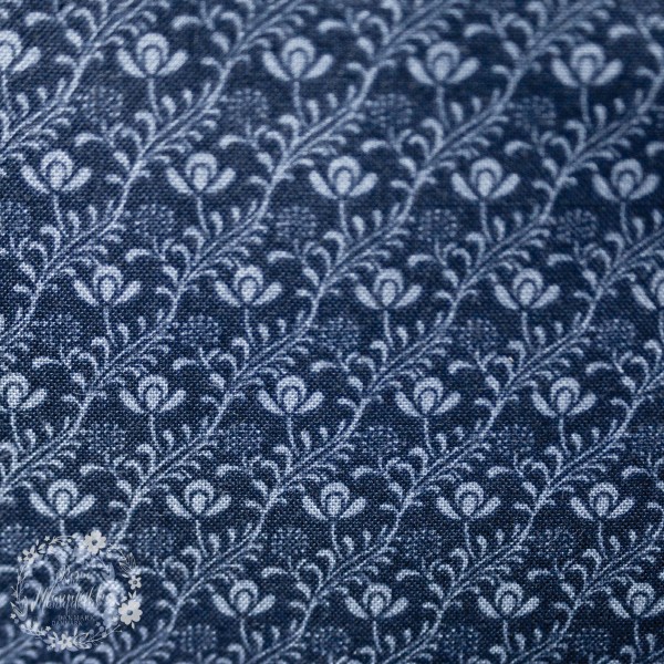 Bomuld “Voysey“ Cibber 1901 Indigo