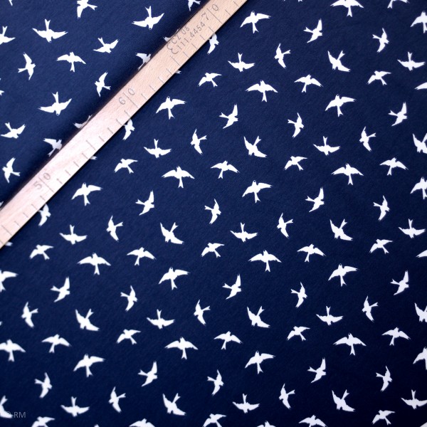 Bomuldsjersey "Seagull"