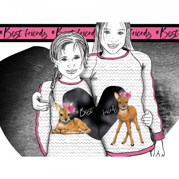 80 cm BIO-Jersey "BFF"
