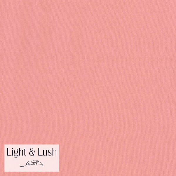 Viscose fra Light & Lush solid col.10 rose