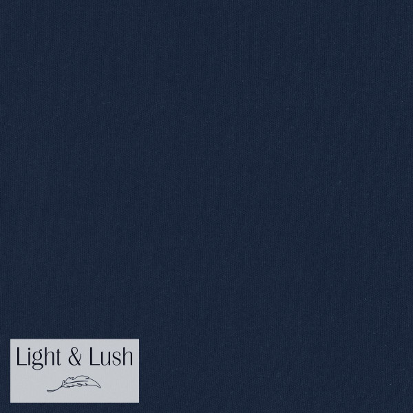 Viscose fra Light & Lush solid col.04 blå