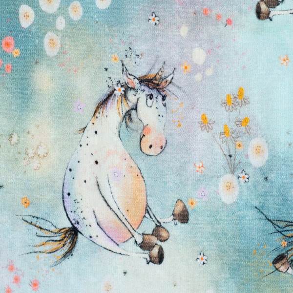 Bomuldsjersey "Nils" Heste