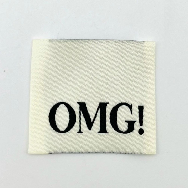 Label "OMG!" 35 x 35 mm