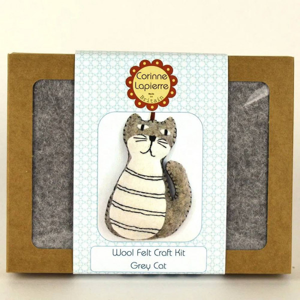 DIY-Kit "Grey Cat" von Corinne Lapierre