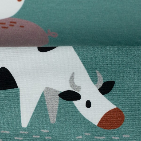 80 cm Bomuldsjersey-Panel "A good Harvest"