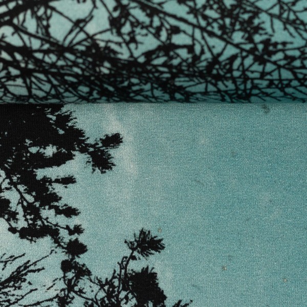 100 cm French Terry "Wyld Forest petrol" by Thorsten Berger