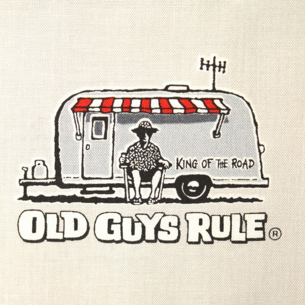 Bomuld Robert Kaufmanns “Old Guys Rule“ 18322-12
