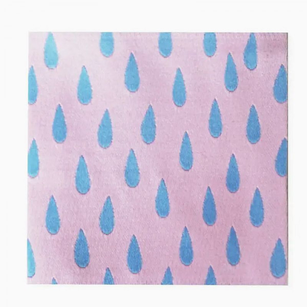 Vævede stofmærker XL "Drops" 48 x 48 mm