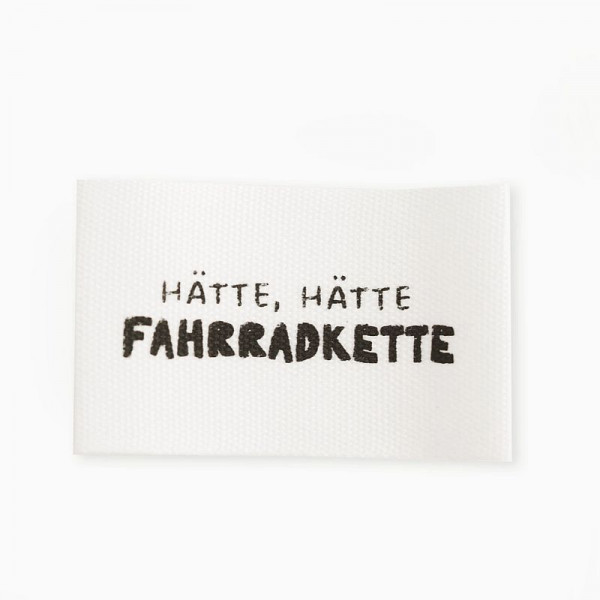 Label "Fahrradkette" 38 x 23 mm