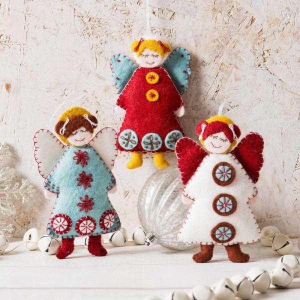 Craftkit "Scandinavian Angels" fra Corinne...