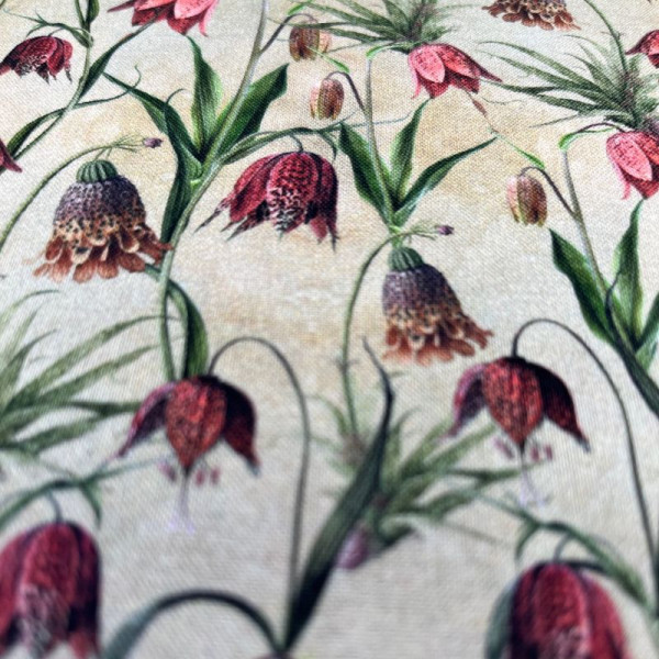 Bomuld "Vintage Windflower" Fritillaria