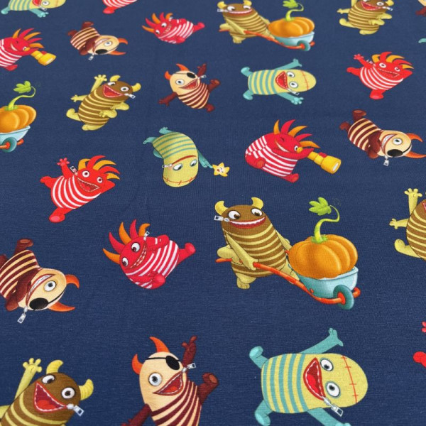 1m Bomuldsjersey "Sorgenfresser"