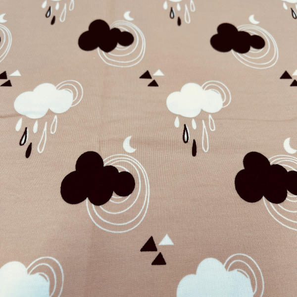 50 cm Bomuldsjersey “Mr. Fox - Kombi“