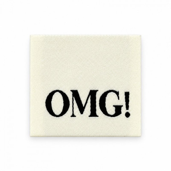 Label "OMG!" 35 x 35 mm
