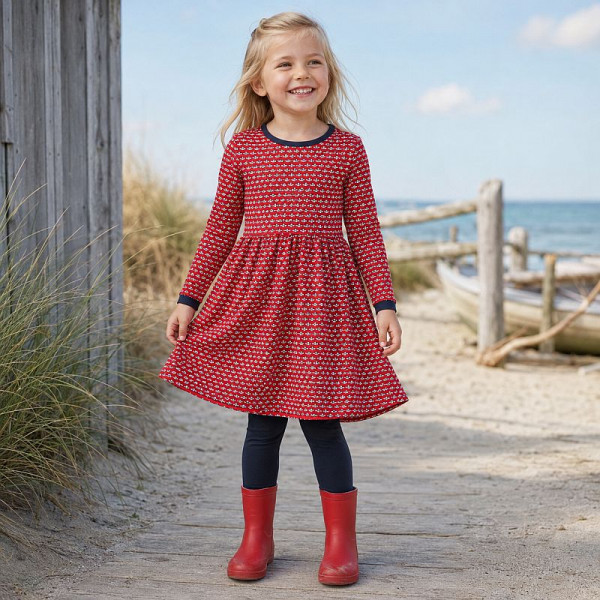 Baumwolljersey "Loveboat Classic" rot