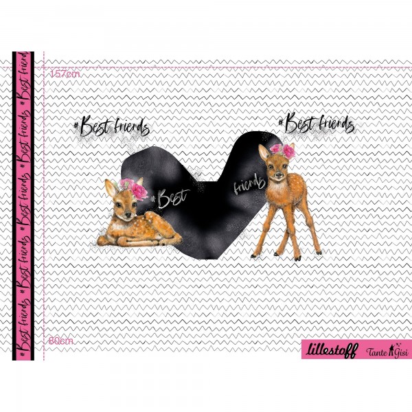 80 cm BIO-Jersey "BFF"