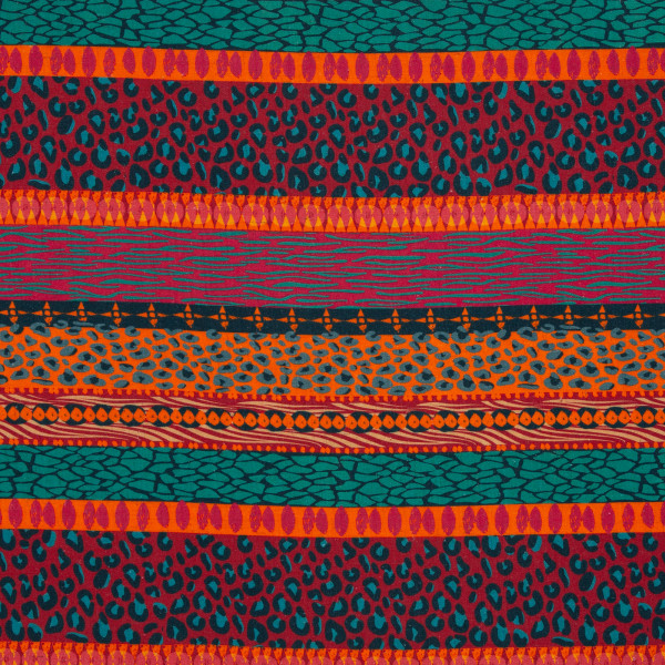 Blanding af viscose og hør "Wild stripes" wild