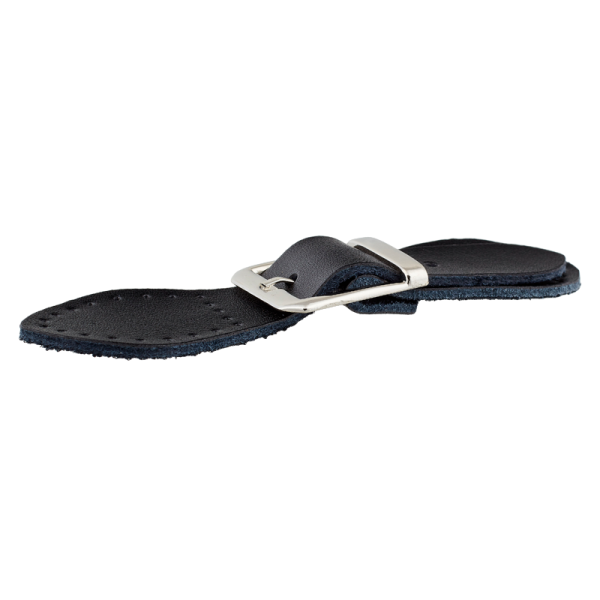 Læder-Lukning (11 cm) sort