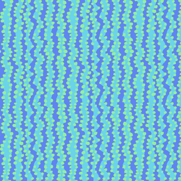 Bomuld "Bubble Stripes PWBM097.AQUA" February 2025