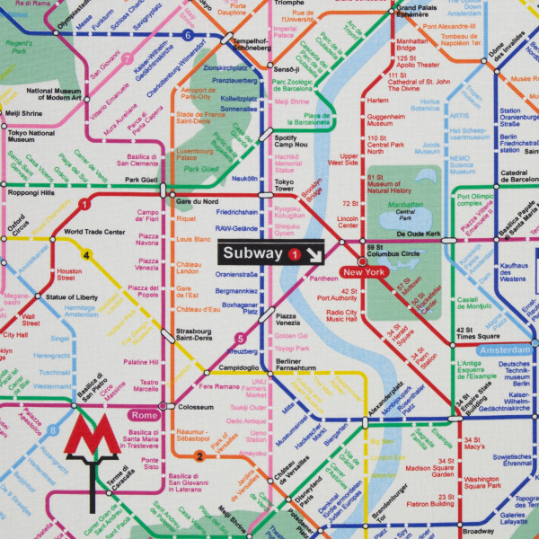 Dekostof “Amar" Underground Map