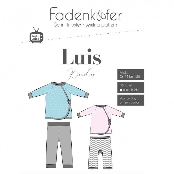 Papierschnittmuster "Luis" Kids str 44 - 128