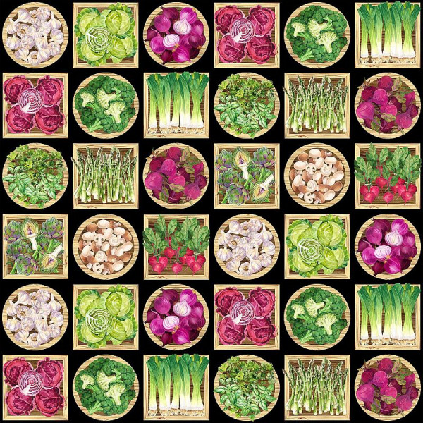 Bomuld "Market Garden"