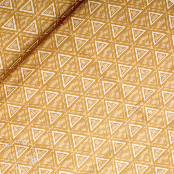 Bomuld "Living in the Wild"- triangle geo honey