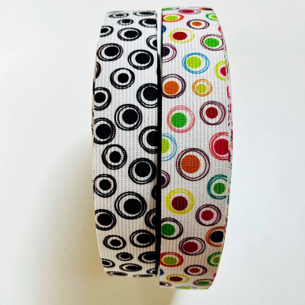 30mm Elastikband kollektion "Kreise"
