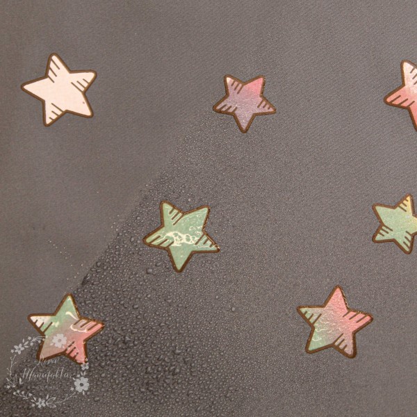 Magic-Softshell “Rainbow-Stars“ lyserød