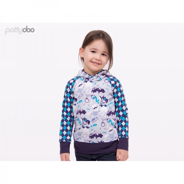 Snitmønster Pattydoo Børne-Raglan-Shirt “Leo“ str 92 - 146