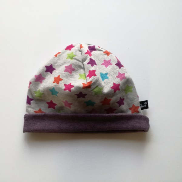 Fleece-Beanie til børn med stjerner