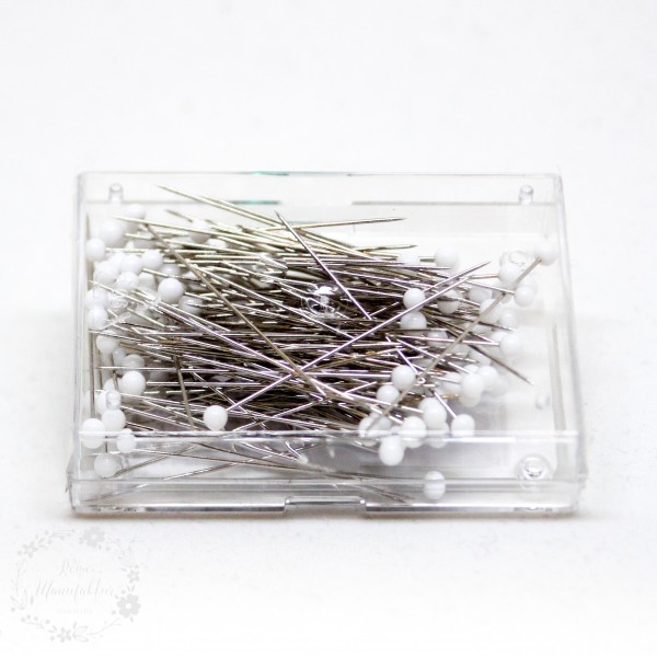 Glashovednåle hvid 0,5 x 35 (10g)