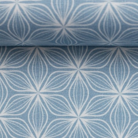 Viscose-Jersey "Puristic Flowers" by lycklig design