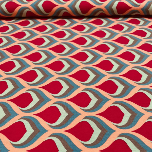 Bomuldsjersey “Vicente“ Retro