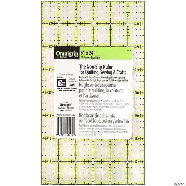 Patchwork-Lineal 6 x 24 inch (15,24 x 60,96 cm)