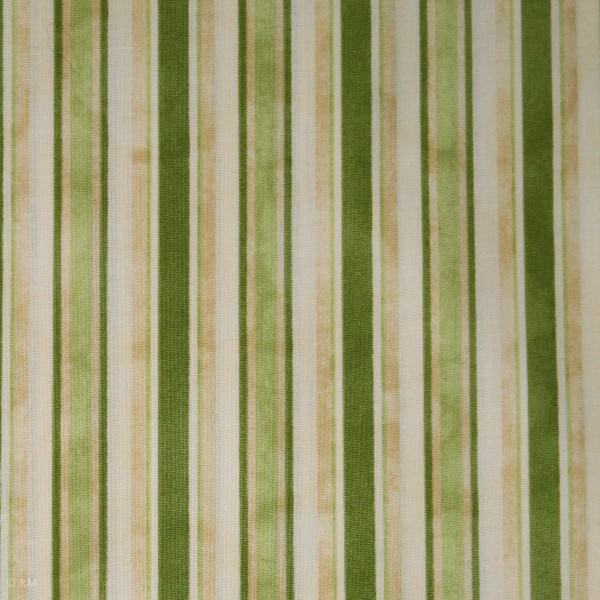 Bomuld “From the Farm“ Awning Stripe Green