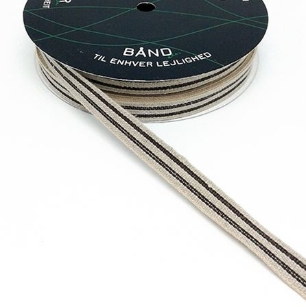 11mm Hør-Bånd kollektion "Stripes"