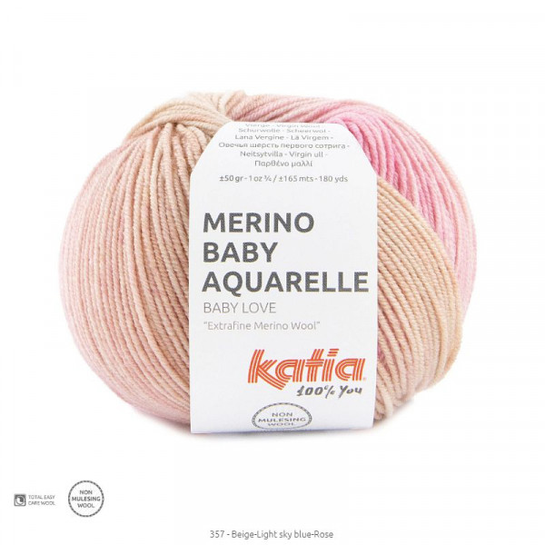 Merino Baby Aquarelle Kollektion 50g