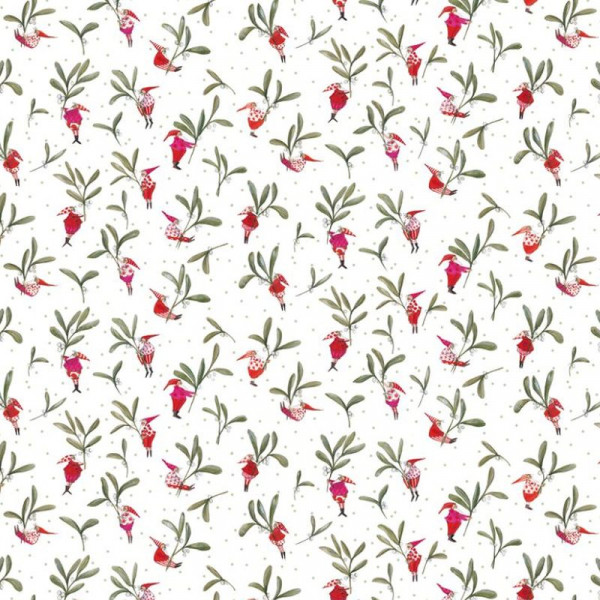 Baumwollstoff "Mistelwichtel" von acufactum