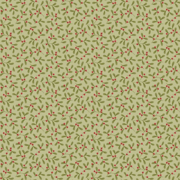 Bomuld "Mistletoe Pistachio" Tilda's Merry little Christmas Collection